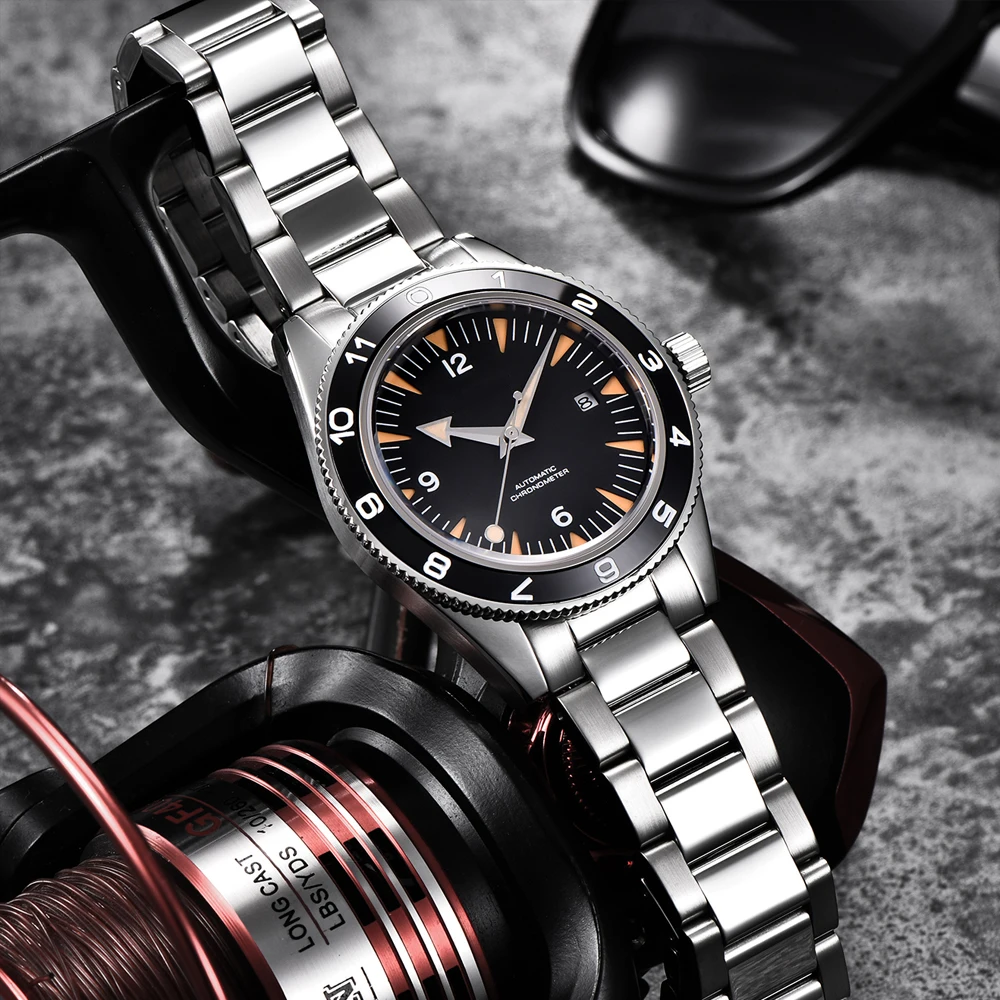 

New Man's Watch Sapphire Glass Waterproof 100M Luxury Stainless Steel Automatic NH35 Miyota8215