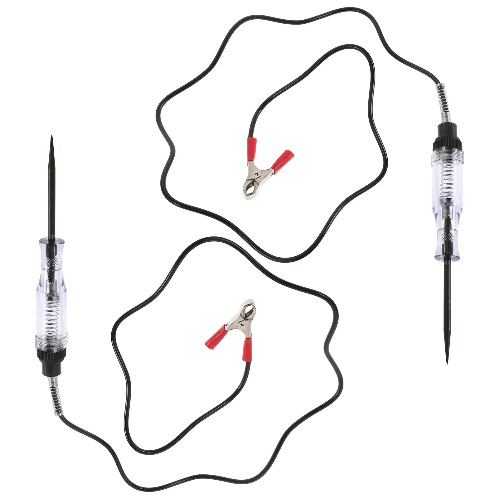 

2Pcs Automotive Electrical Tester Pen Spring Wire Car Repair Maintenance Vehicle Power Wire Voltage Circuit Tester