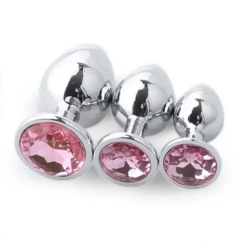 5 size Metal Diamond Anal Buttplug Toys for Men Women Couples Anal Expanders Sm Adult sexx Toys Gay Extreme sexx Bdsm sexx