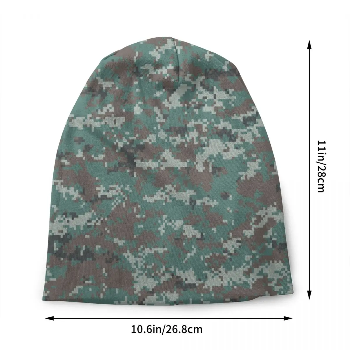Digital Camo Skullies Beanies Caps Men Women Unisex Trend Winter Warm Knitted Hat Adult Camoflage Bonnet Hats