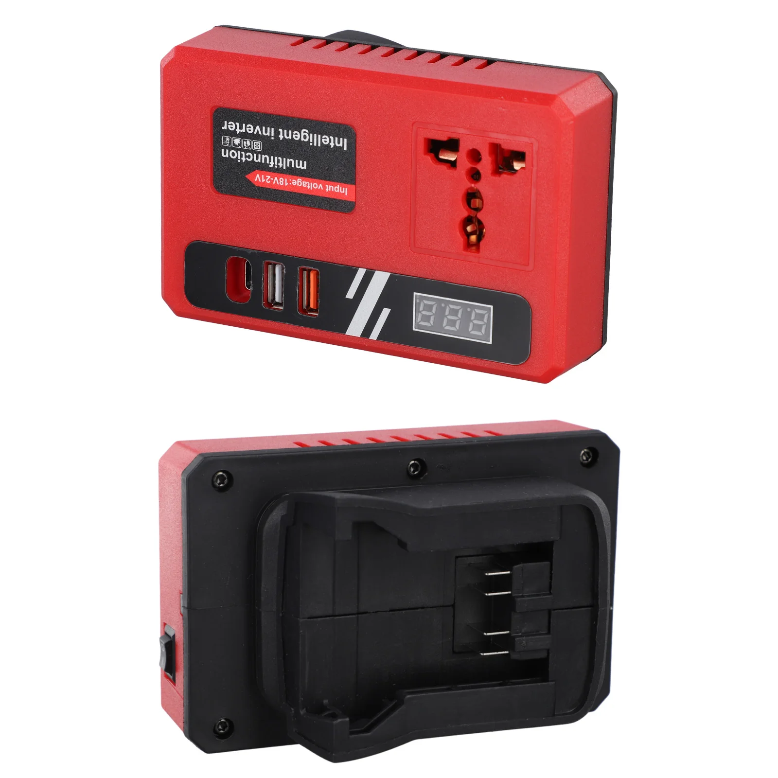 DC Voltage Converter Intelligent Inverter Power Conversion For Devices 120W Power Output 2 USB Ports Overload Protection For A3