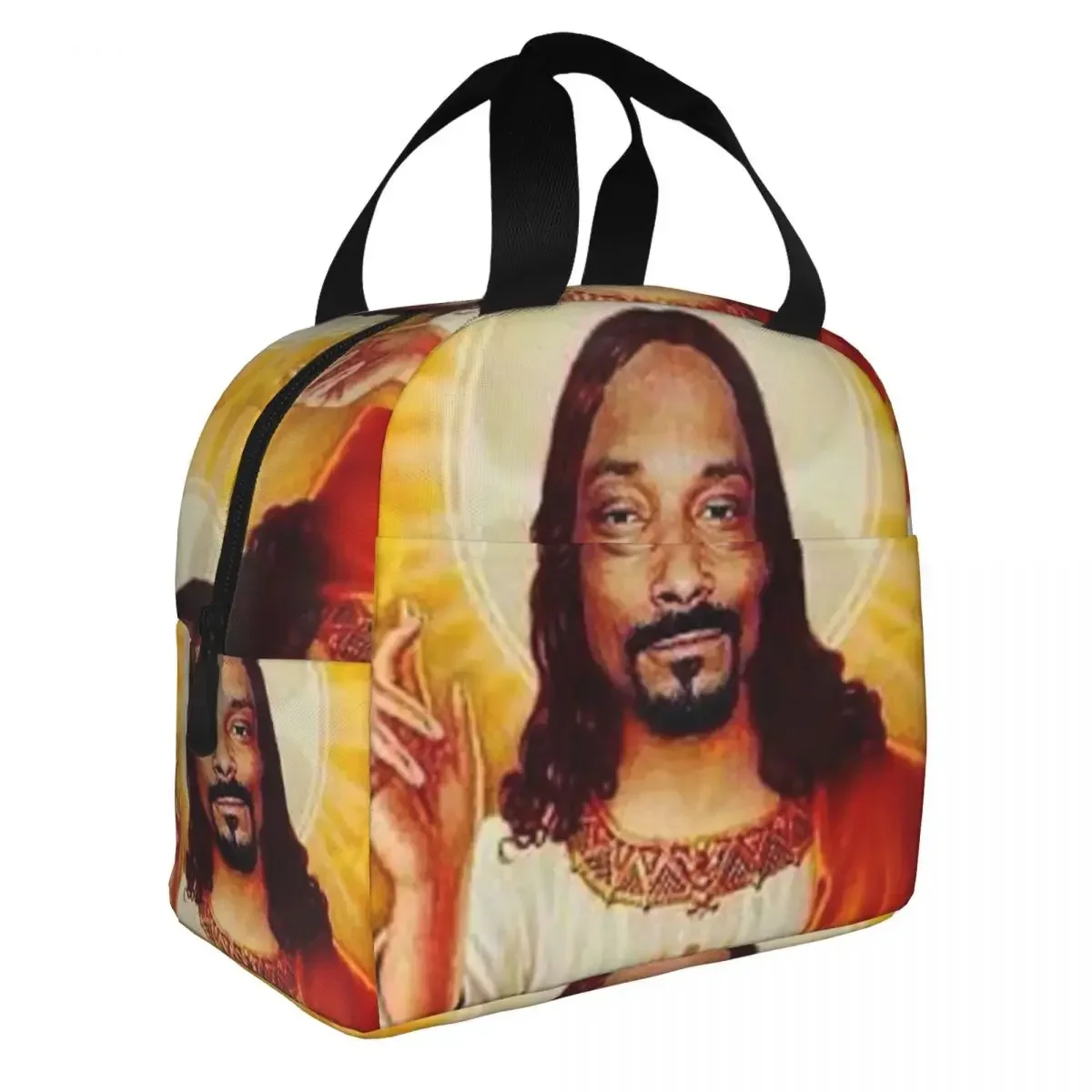 Insulated Lunch Bag for Women Waterproof American Music Rapper Cooler Thermal Lunch Box