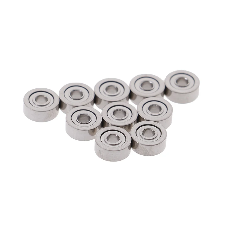 10 Uds MR62ZZ (2x6x2,5mm) rodamientos de bolas de precisión blindados de Metal Mini rodamientos