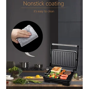 Non -Oberflächen -Grill -Toaster, Frühstück Elektromaschine, Waffel -Sandwich -Maschine zu Hause, Hamburger, 750W 12 Hauptverkäufe Waffel Sandwicheira - №12