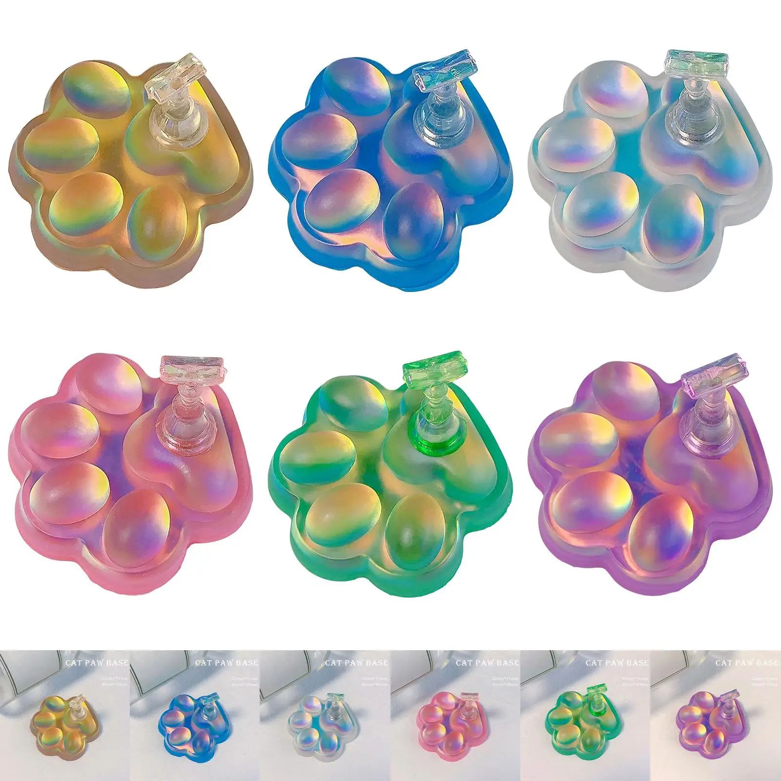 Acryl Nail Art Übungsständer Training Katzenklaue wiederverwendbar für Heimwerker