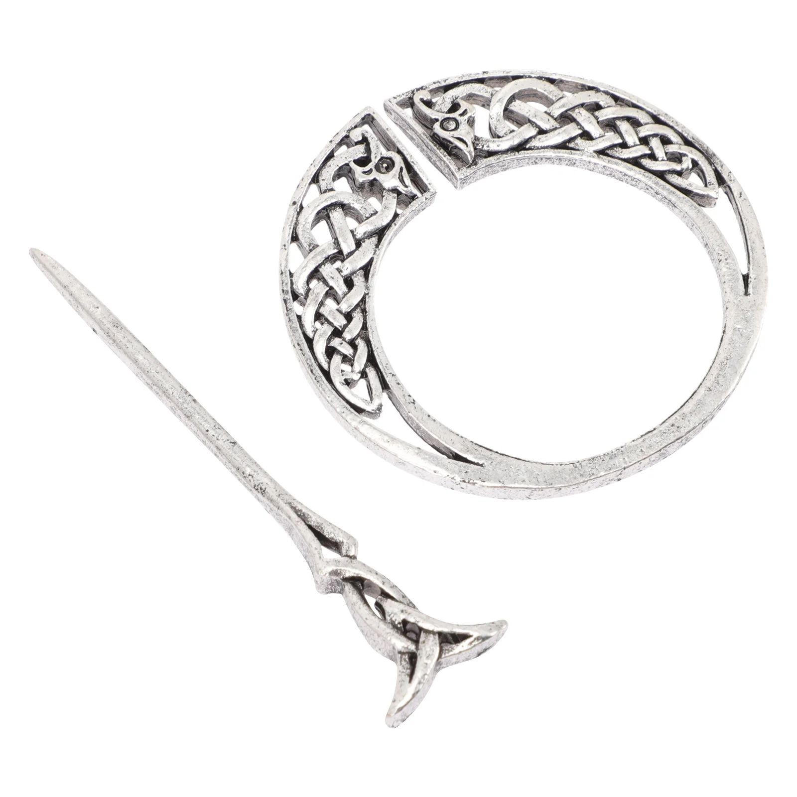 

Vintage Hair Accessories Retro Pins Hollow Viking Hairpin Alloy Sticks for Women Casual PartiesCelebrations Unique Gifts