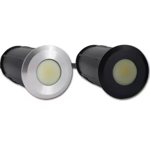 Outdoor Led Recessed Spotlight IP67 1W 3W 5W Waterproof LED Deck Step Stair Underground Ground Garden Light Wall Floor Lamp