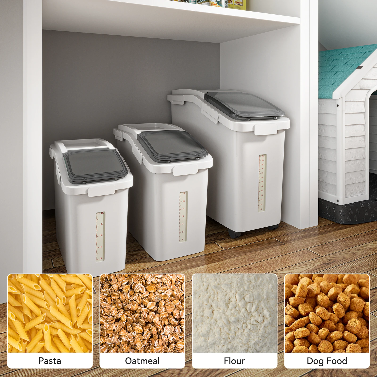 

airtight pet food storage container large pet food box Rice box
