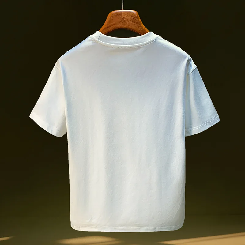 Short sleeved T-shirt for men, summer new style, simple to wear, loose top