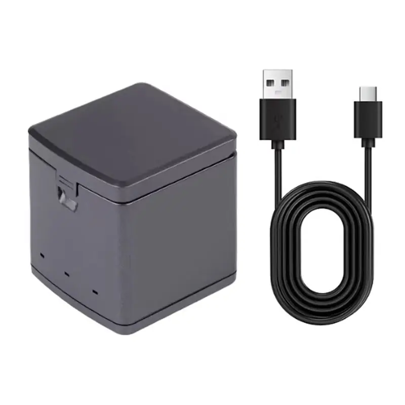 ABDE-Fast Charging Included-3PCS Rechargeable Batteries For Gopro Hero 12/11/10/9 Models