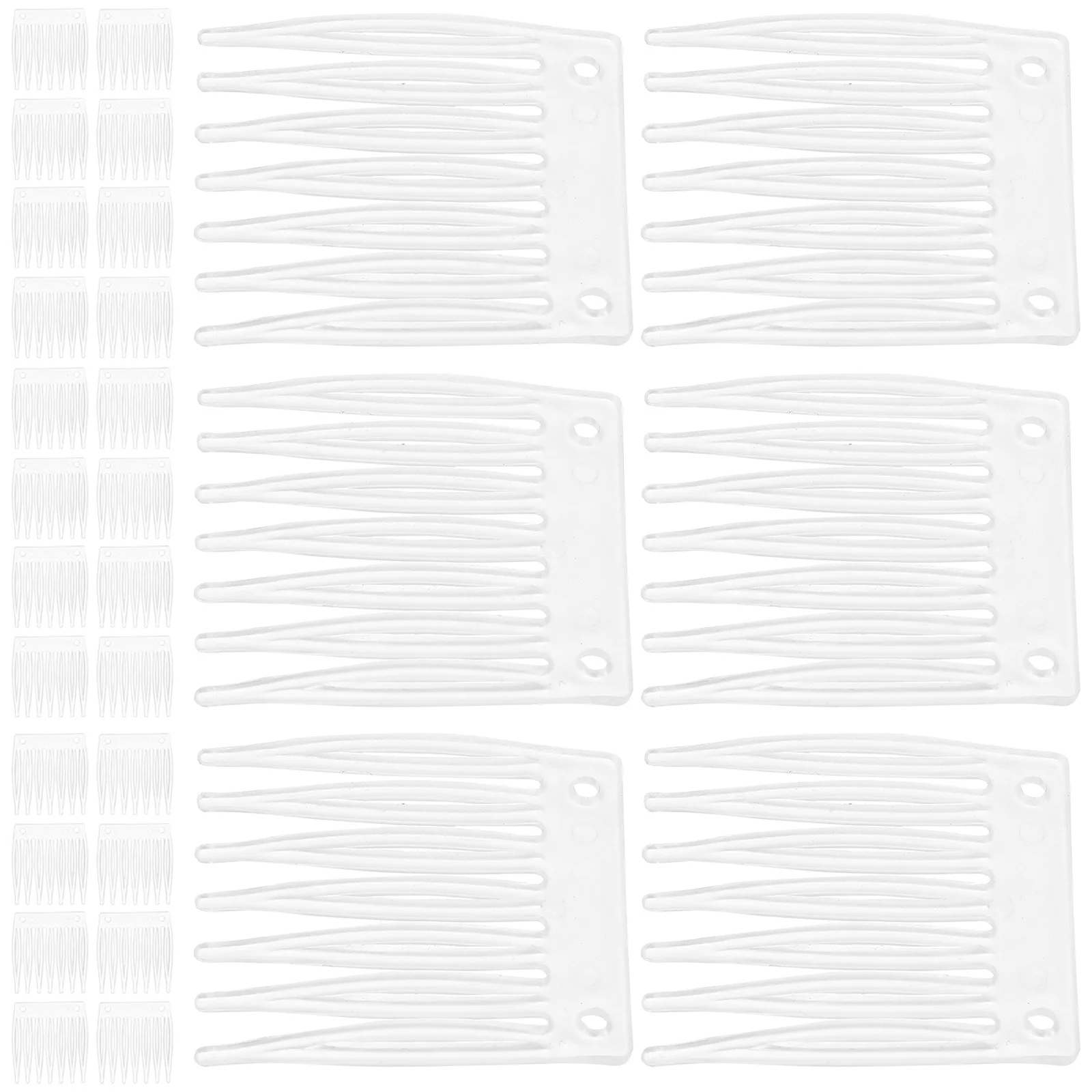 

100pcs Caps Clips Plastic Fixing Accessories Easy Use Hair Net Clip Tool For Cap Fastening White 100 Pack