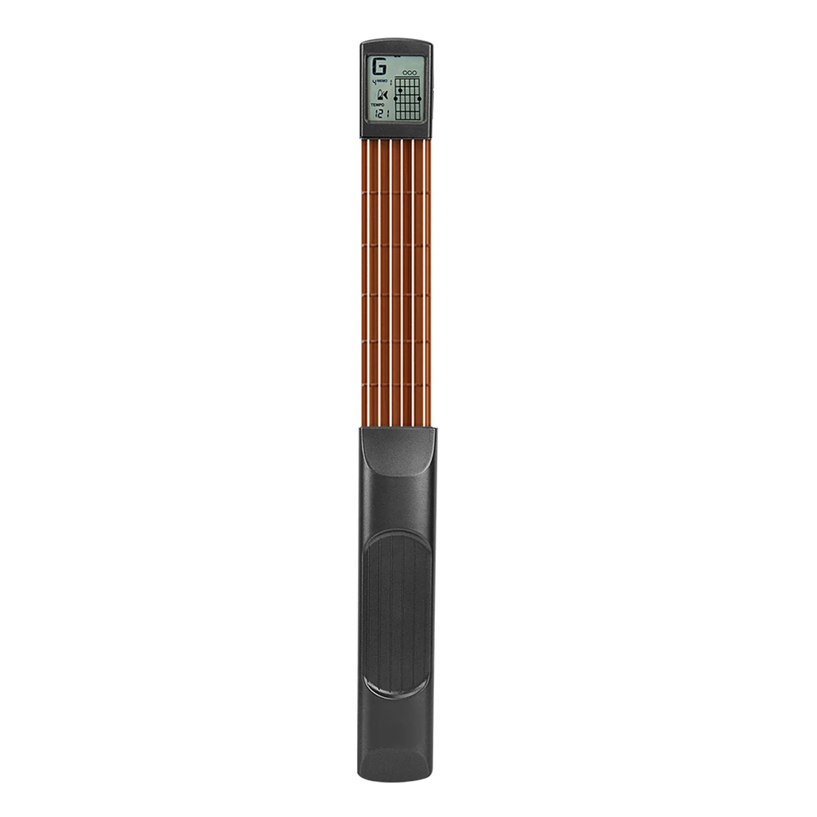 Mini 6 Fret Guitar Practice Tool Chord Trainer with Rotatable Chart Screen Chord Practice Tool Guitar Chord Practice Tool