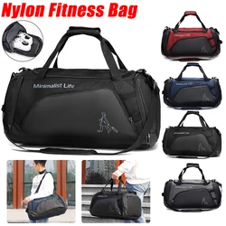 Fitness Bag Nylon Sports Backpack Large Capacity  Fitness Training Bag Multifunctional Wear-resistant Bags for Outdoor Football