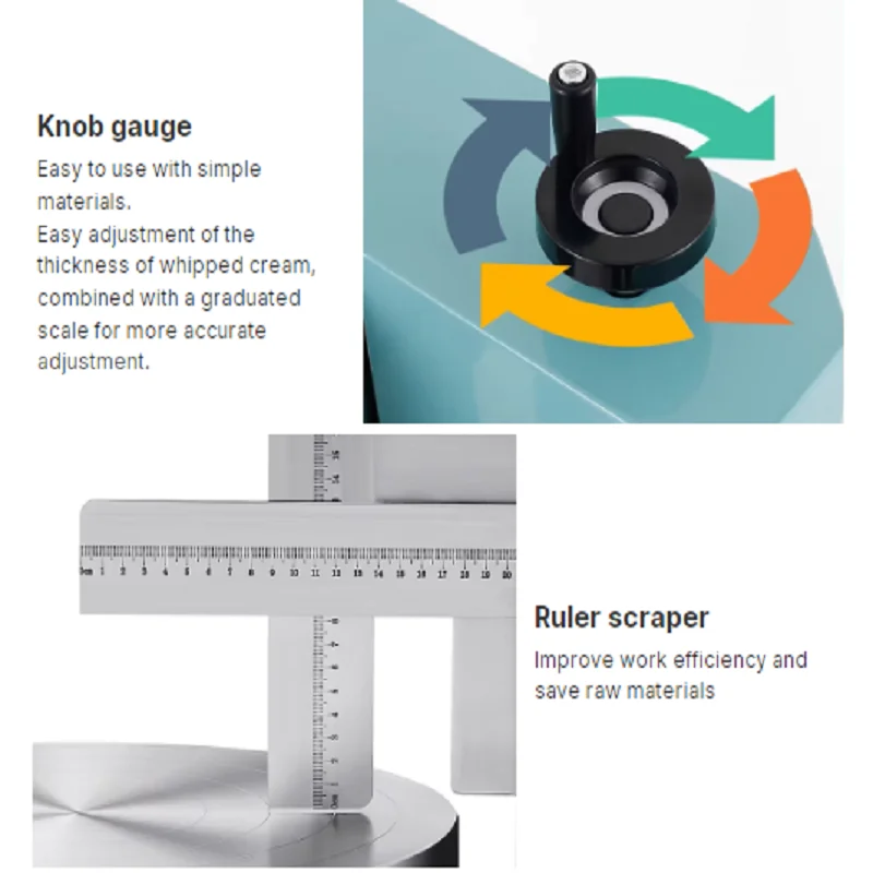 آلة توزيع كعكة الكريم الأوتوماتيكية آلة صنع كعكة عيد الميلاد آلة تزيين الكعك للتلميع