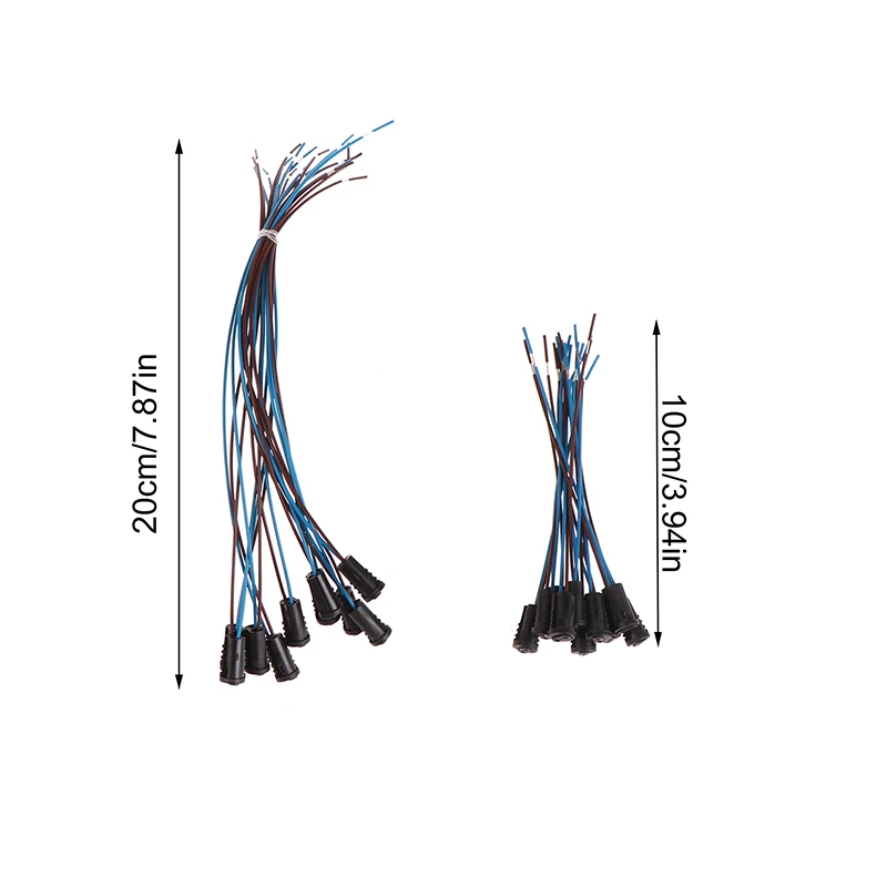 10PCS Household G4 Lamp Socket Wire Adapter With 10cm/20cm Wire G4 Lamp Holder For LED Crystal Heads Light Bulb Halogen Lamp Set