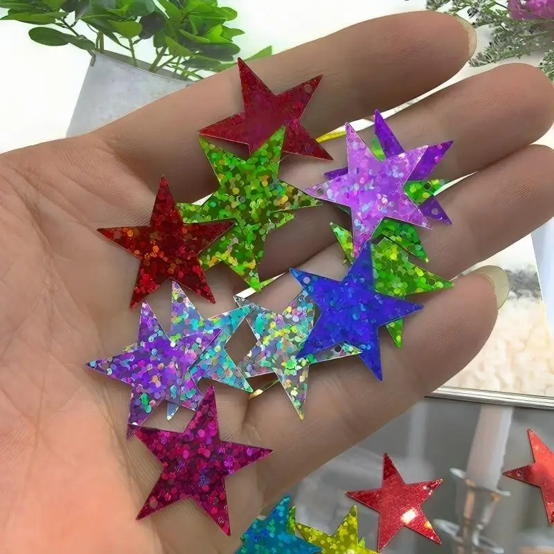 10g Multicolor Sequins Star Sparkling Spangle Paillette Sewing DIY Accessories Wedding Craft Decorations 19x19mm CP0808