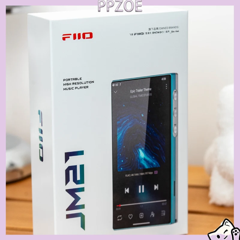 FiiO JM21 Portable Android Lossless HiFi Music Player,Dual CS43198 DAC, 4.7