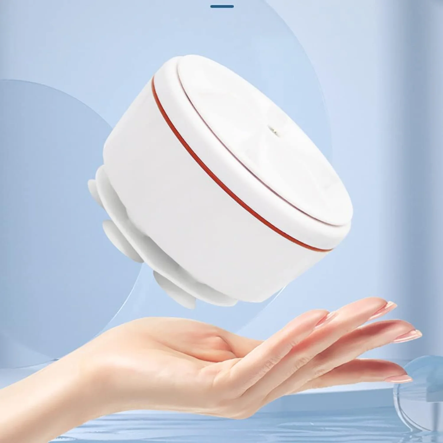 غسالة صغيرة تعمل بالموجات فوق الصوتية، غسالة توربو محمولة للسفر ورحلة العمل والتخييم والكلية