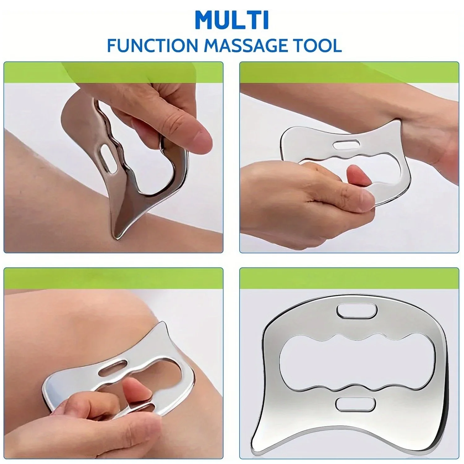 Muscle Fascia Knife Multi-Functional Muscle Release Massage Knife Exercise Scraping Knife Gym Stainless Steel view 4