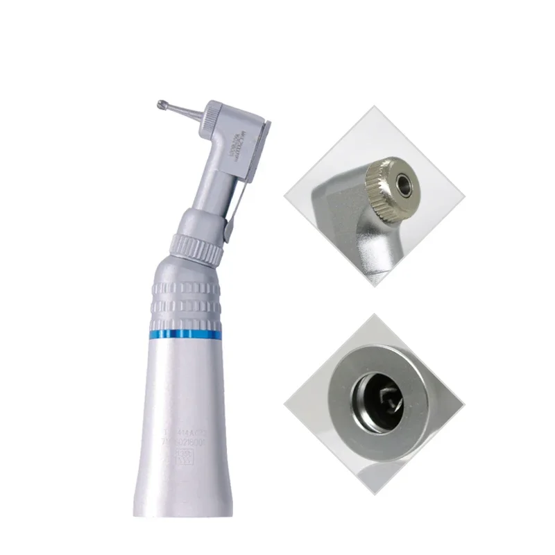 HEXION Style Dental Slow Low Speed Handpiece Against Low Rotation Dental Contra Angle Latch Chuck / Push Button Key Type