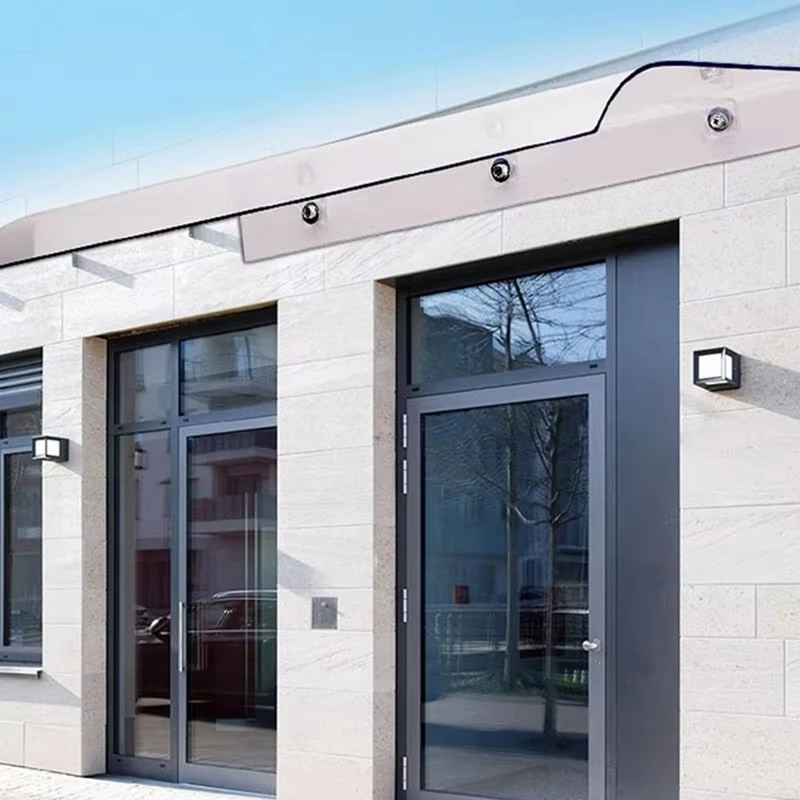 

40X40cm Household Window Transparent Canopy Outdoor Rainproof Board Charging Pile Patio Front Door Awning Canopy