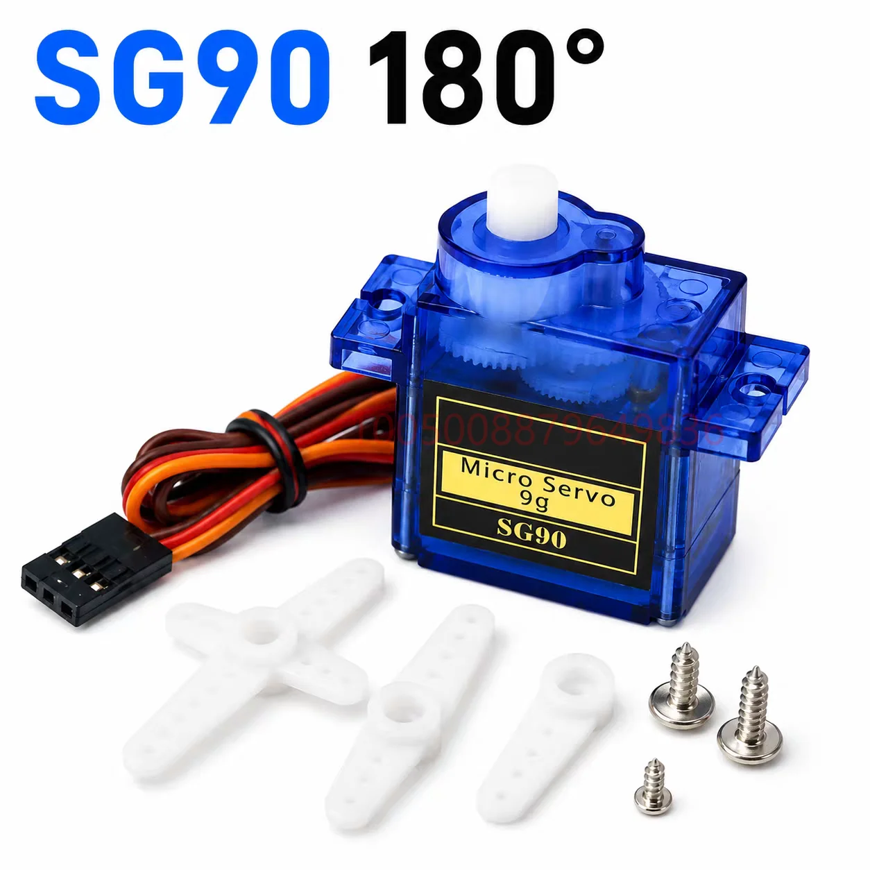 SG90 Micro Servo Motor 180 Degree 9G Gear for RC Car Toy Robot Helicopter Airplane - Control Compatible with Arduino Raspberry P