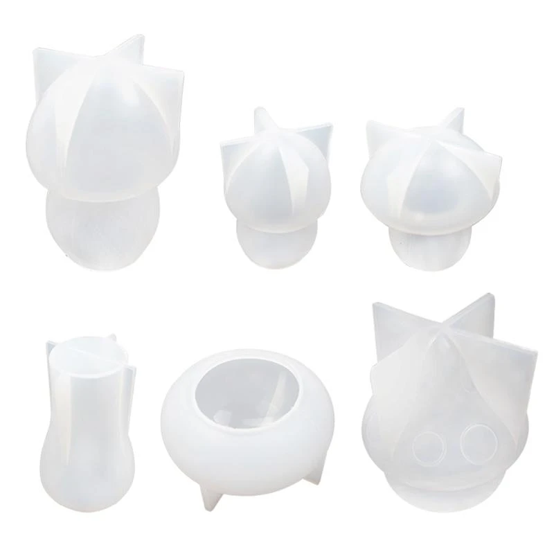 

Resin Epoxy DIY Epoxy Little Mushroom Ornament Silicone Mold Jewelry Making