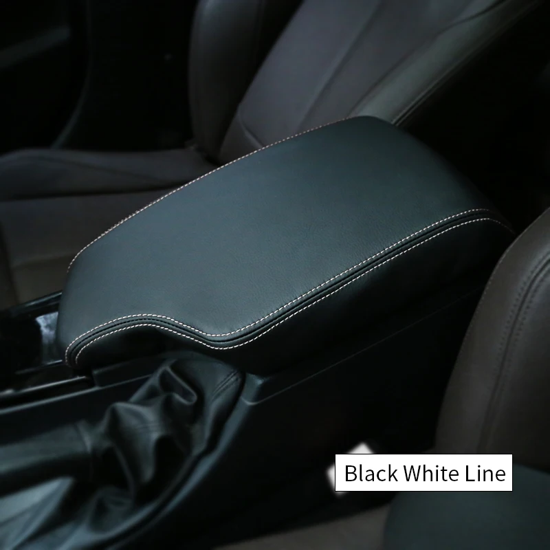 Für BMW F30 F31 Zubehör 3 4 Serie F34 F35 F32 F36 F80 F82 F83 2013-2019 Mittelarmlehne Konsole Box Leder Abdeckung Trim
