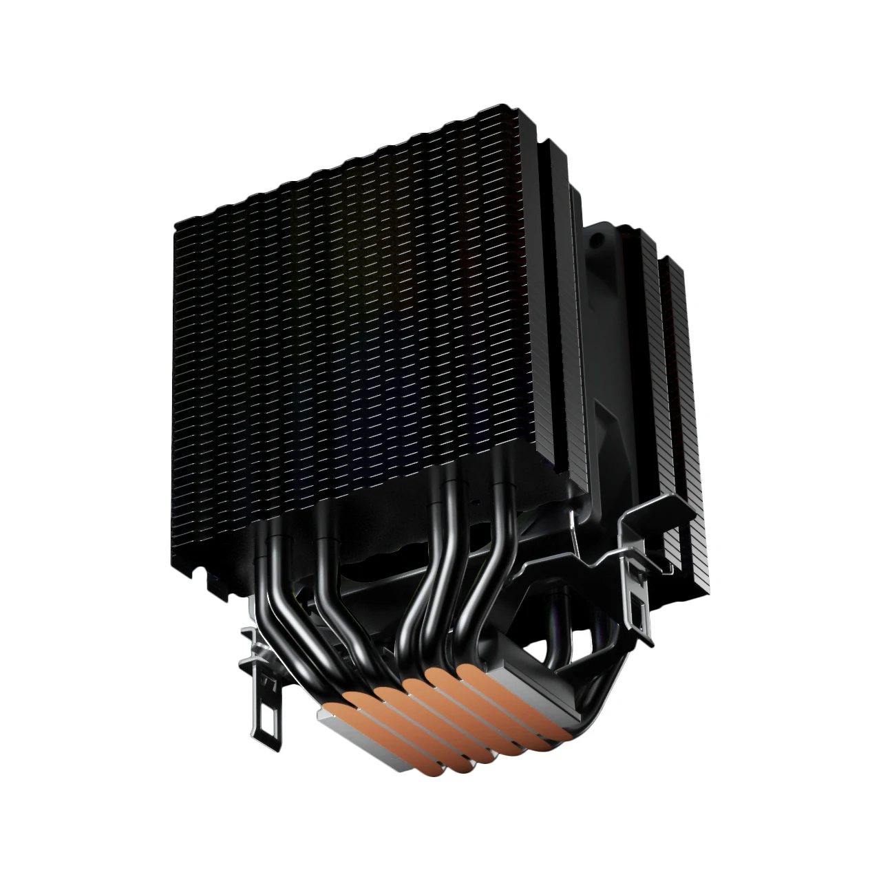 وحدة المعالجة المركزية مبرد الهواء 4PIN PWM 6 أنابيب الحرارة معالج الكمبيوتر المبرد ل LGA1700 1200 1150 1151 1155 1156 2011 X99 AMD AM4 AM5 Ventilador #5