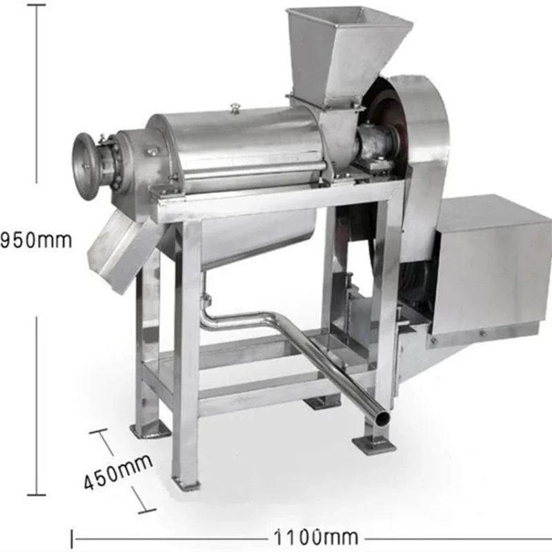 Fruit Vegetable Crushing Squeezing Juicer Commercial 1.5KW Pulping Machine Electric Large-scale Juicer 500kg/h Food Processors