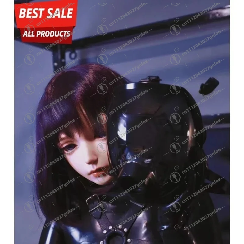New black mirror spherical gas mask latex gas mask large field of view full face mask cos prop
