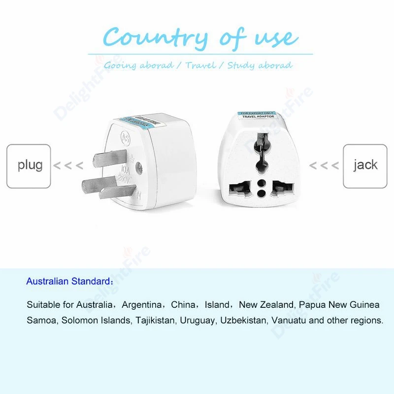 Australische Stopcontact Nieuw-zeeland Eu Ons Uk Au Australië Travel Adapter Outlet Elektrische Plug Converter Power Charger