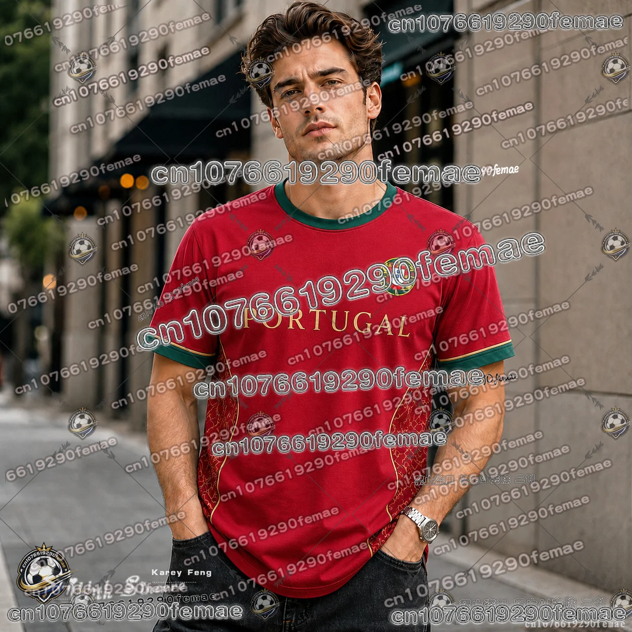 2026 New High Quality Portugal No.7 Y2K Trendy T Shirt Summer Daily Wear Casual Streetwear Fashion Top Kids Adults Men Women