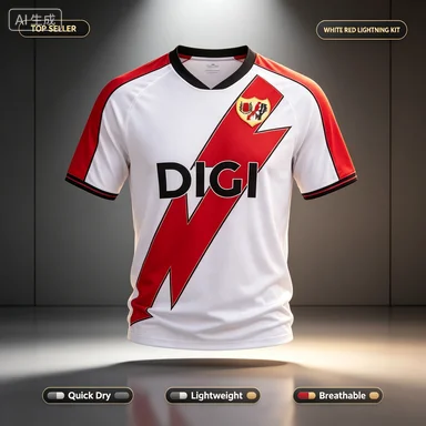 2026 Summer New Rayo Vallecano Fan Style T-Shirt Y2K Street Style Quick Dry  Top Casual Sportswear 3D Print Parent-child Tee