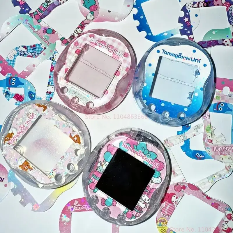 ملصق حيوانات أليفة إلكتروني جديد عالي الجودة من Tamagotchi على الوجهين لوحة ورقية قابلة للاستخدام وحدة تحكم ألعاب Tamagotchi ديكور هدية واقية