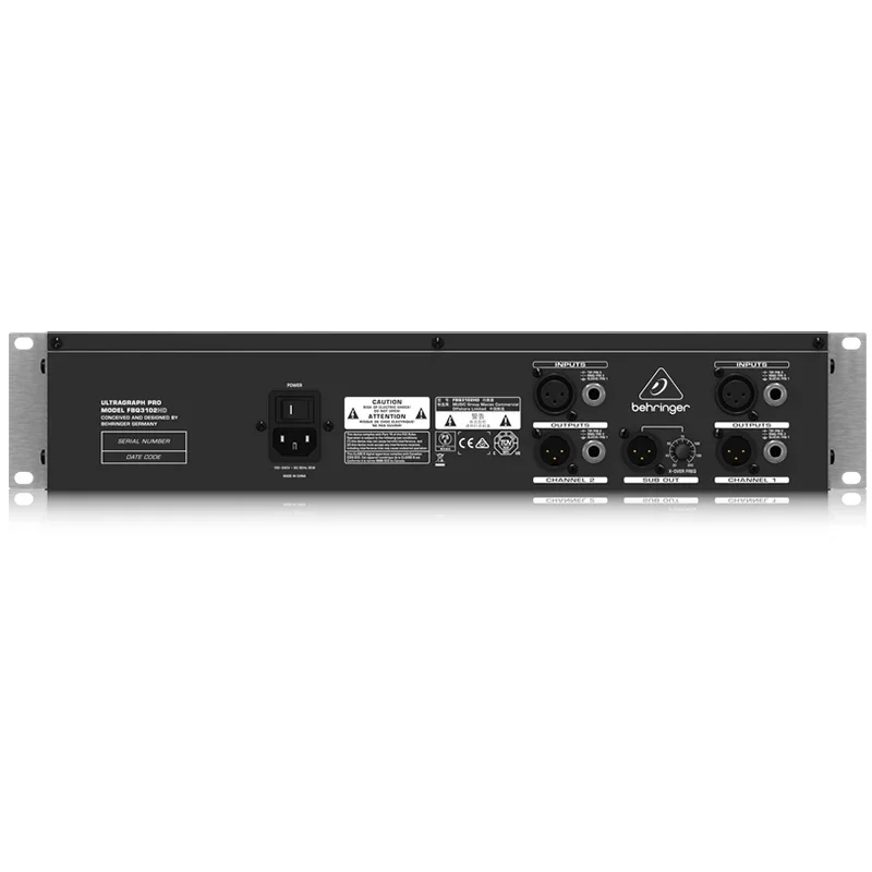 Behringers Fbq3102hd 31 Segment Stereo Graphic Met Kamer Collegezaal Podium Brullen Eliminatorfeedback Onderdrukking