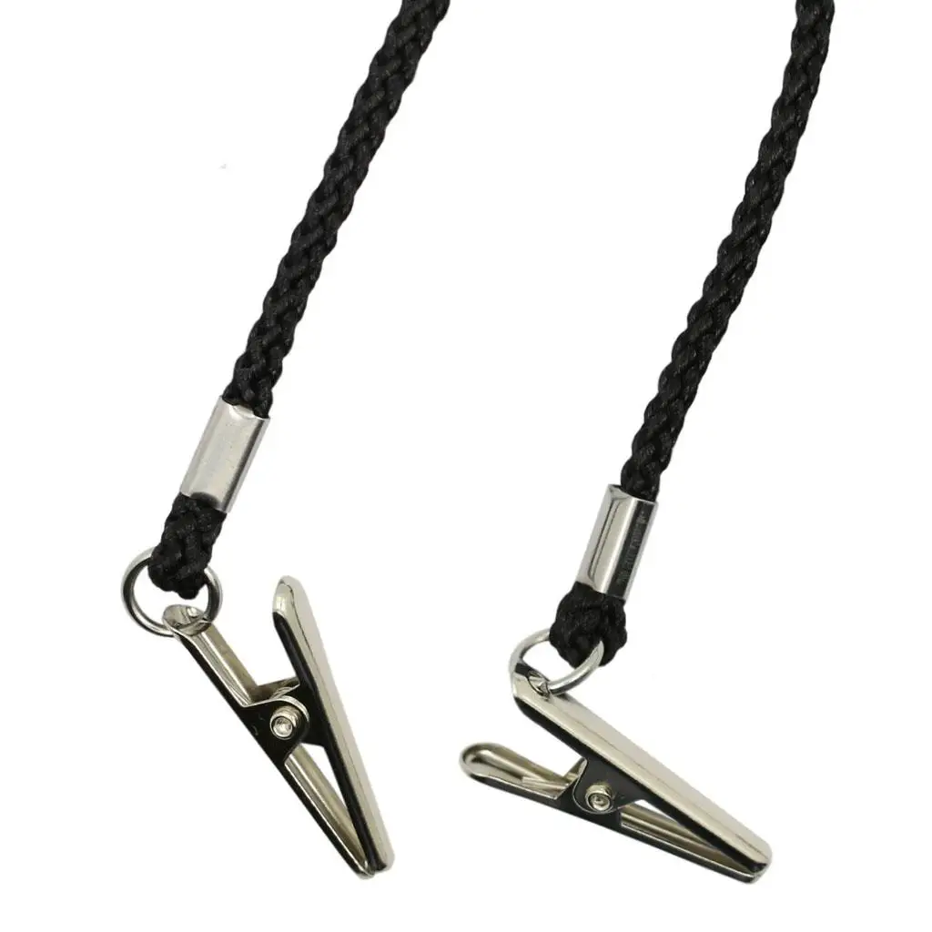 حامل المشابك قابل للتعديل للمناديل ، سلاسل مرنة ، الفناء الأرضي الأسود