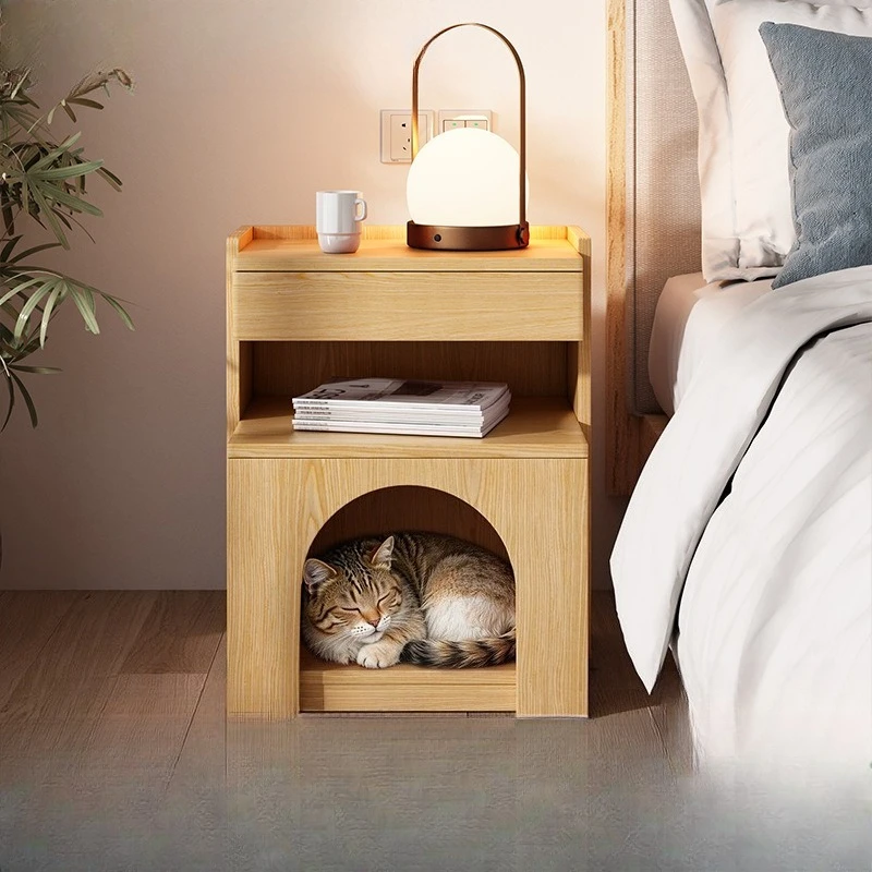People and pets co-living storage cats special cross-border cat house small bedside cabinet