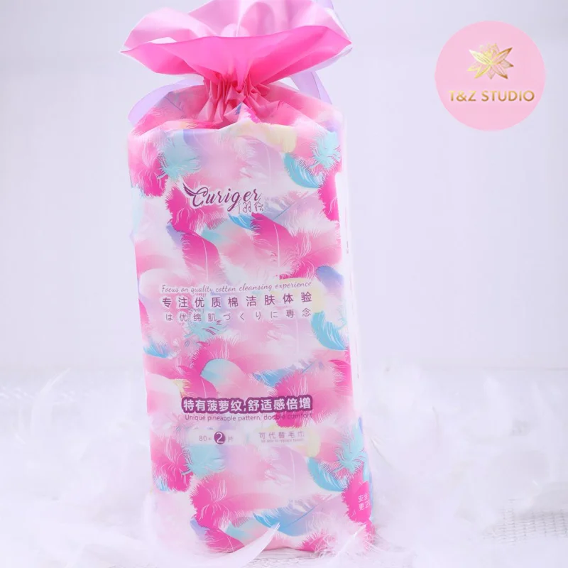 Home-in Zachte Verdikte Herbruikbare Oprolbare Handdoeken 80g/m2 Gezichtsdoekjes Reizen Schone Doek Huidverzorging handdoek