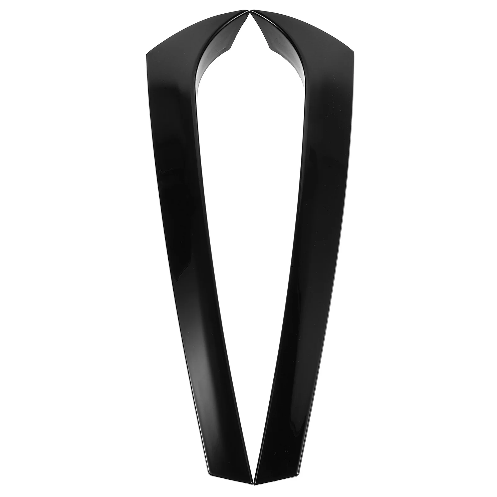 

1Pair Rear Window Deflector Side Wing Spoiler Glossy Car Rear Window Side Spoiler Trim Plastic for Automotive Exterior
