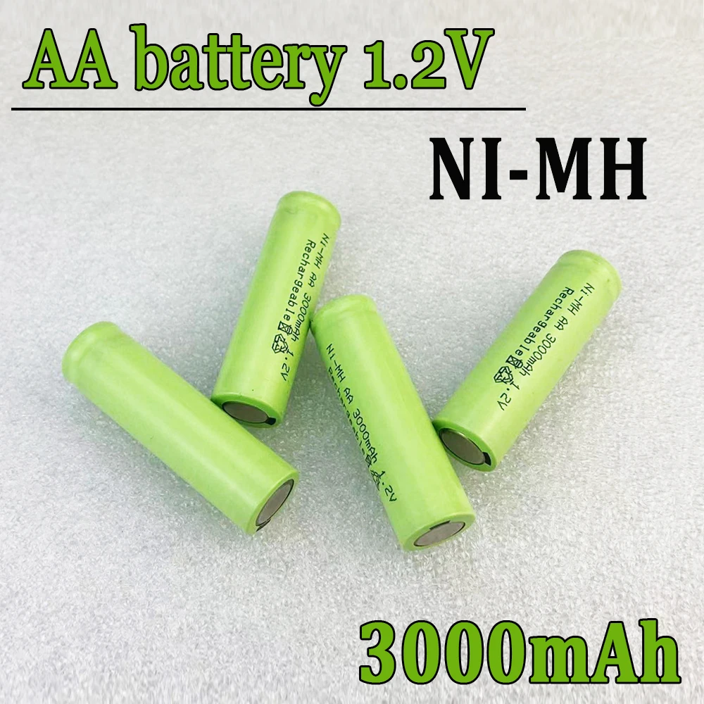 

3000mAh AA 1.2v New Original battery Ni-MH Rechargeable Battery For Toys Camera Microphone