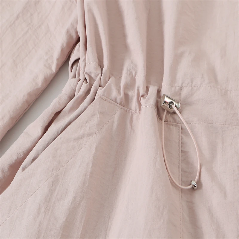 Ladies Light Pink Utility Coat - Women'S Fashion Utility Jacket ulasan dan harga