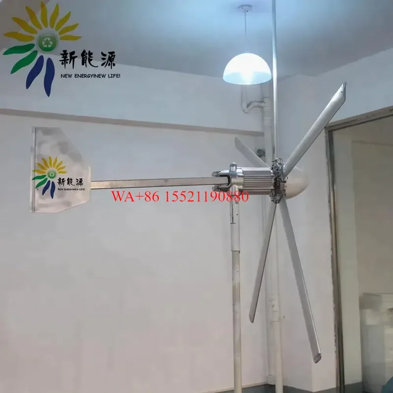 WMWMNU Reliable Powerful Small Wind Turbine 1kw 1.5kw Wind Power Generator 3 Phase AC Pma 12v 24v 48v 120v 240v 300v 380v