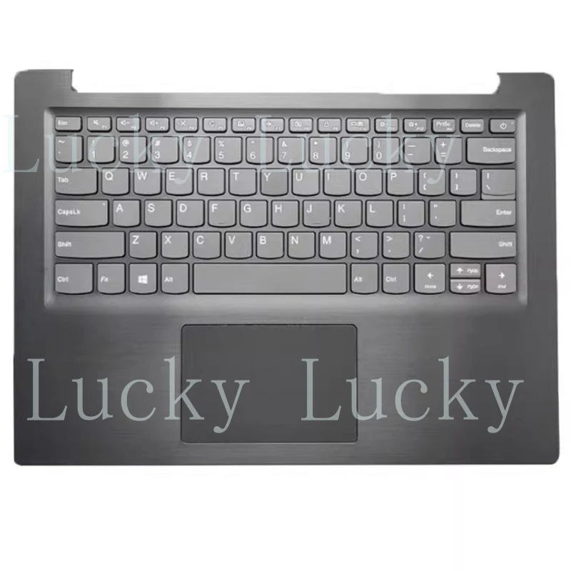 F For Lenovo V14-IIL IGL IGM ADA 82C4 Palm Rest Upper Case US No Backlit Keyboard