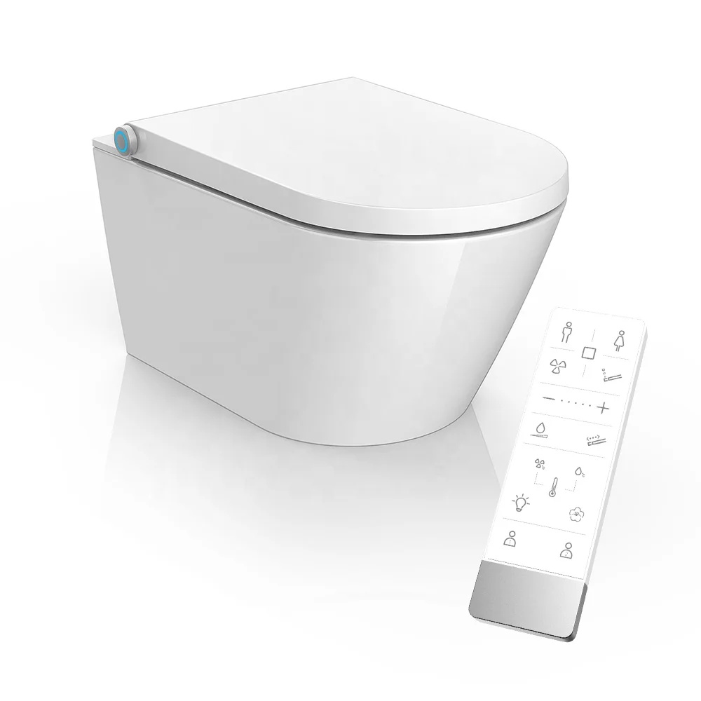 

ZC1 New Arrivals Intelligent Bidet One-Piece Toilet Wall Hung Smart Toilets With Remote Control