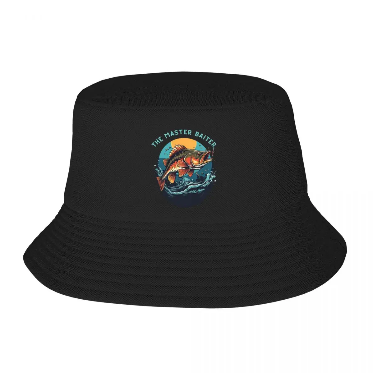 The Master Baiter Bucket Hats Panama For Man Woman Bob Hats Hip Hop Fisherman Hats Summer Beach Fishing Unisex Caps