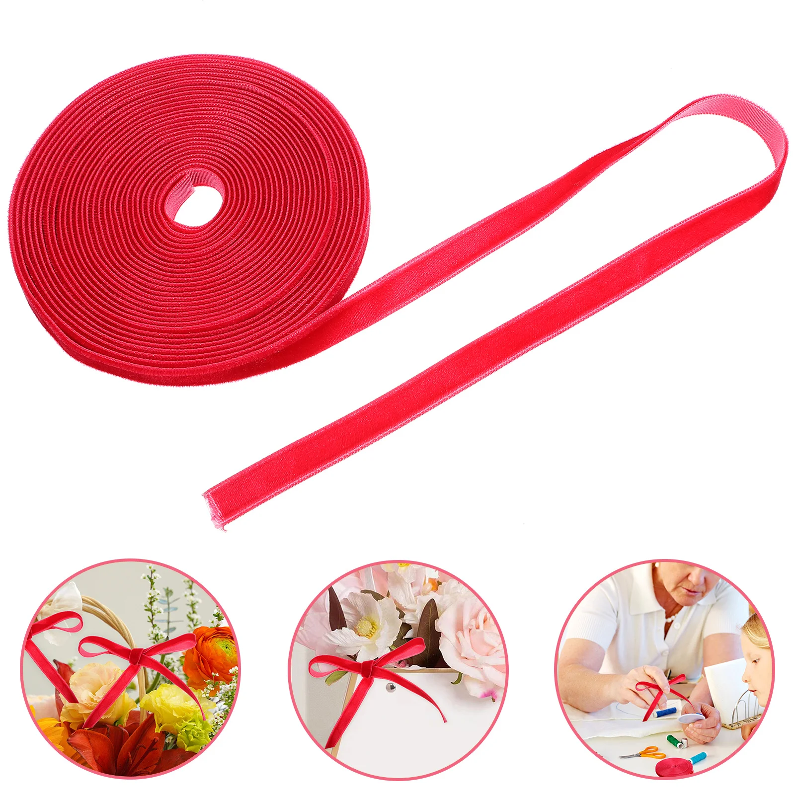 

1 Roll Cuttable Present Ribbon Diy Gift Craft Ribbon Festival Christmas Wedding Birthday Decoration Wrapping Packaging Supplies