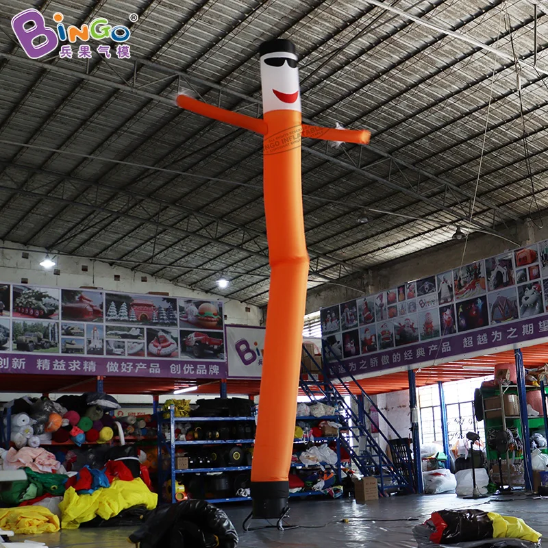 

Outdoor Commercial Advertising Carnival Single Leg Inflatable Orange Air Dancers