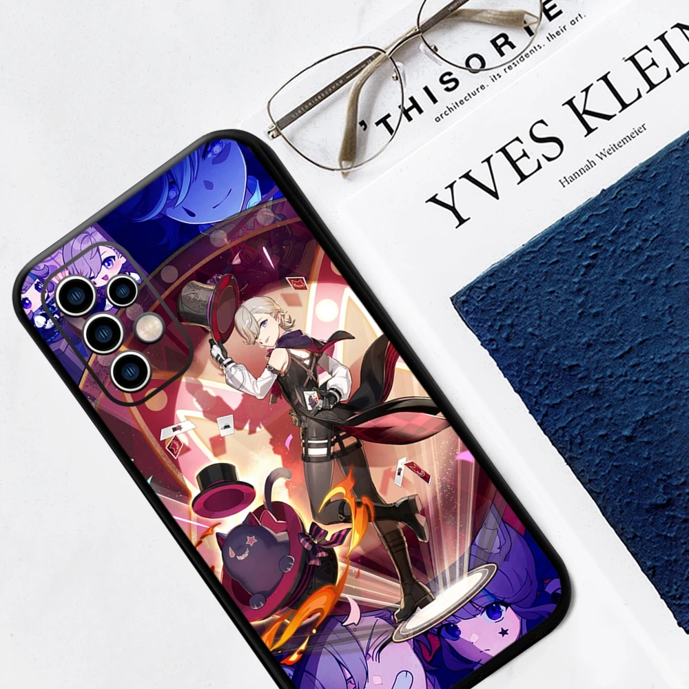 Genshin Impact Fontaine's Great Magician Lyney Phone Case For SAMSUNG Galaxy A54 53 52 51 F52 A71 note20 ultra S23 M30 M21