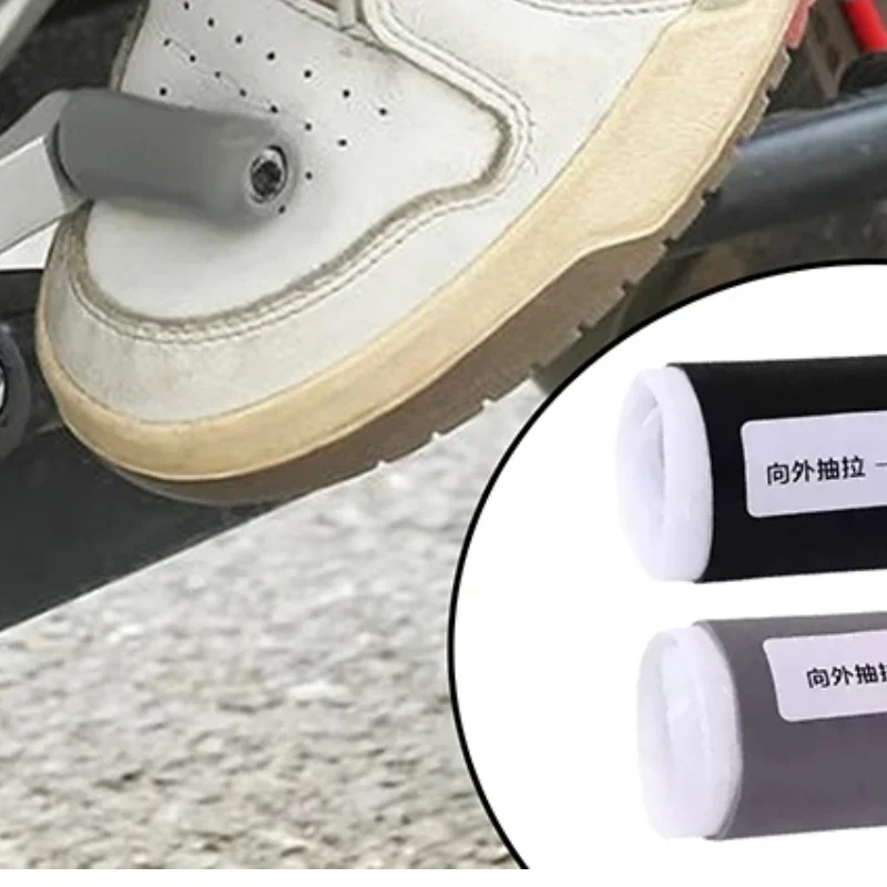 2Pcs Motorcycle Shift Gear Lever Cover Anti Theft Shoes Silicone Self Shrinking Motorcycle Riding Equipment Protective Cover
